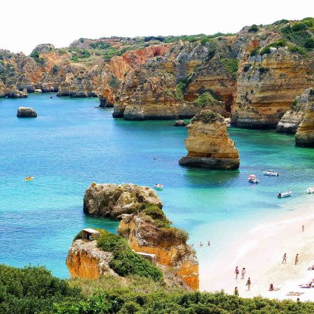 Rotsachtige kust van Portugal